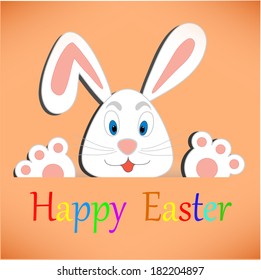 Easter bunny card
