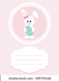 easter bunny card