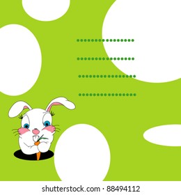 easter bunny card
