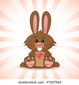 Easter bunny card