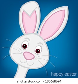 Easter Bunny card in vector format.