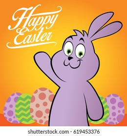 Easter bunny cartoon
