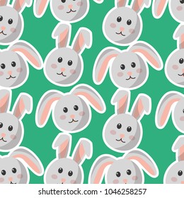 easter bunny cartoon character background