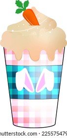 Easter Bunny Coffee Cup. It can be used on T-Shirt, labels, icons, Sweater, Jumper, Hoodie, Mug, Sticker,
Pillows, Bags, Greeting Cards, Badge, Or Poster