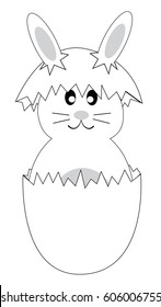 Easter Bunny Coloring Page
