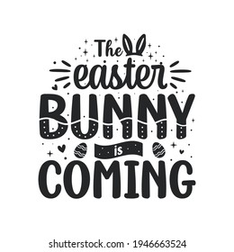 The easter Bunny is coming - celebrating spring holiday