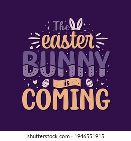 The easter Bunny is coming - Spring Easter holiday celebration