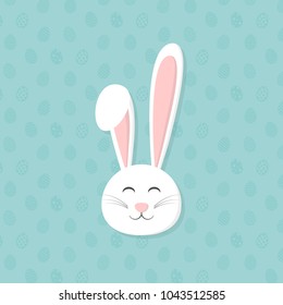 Easter bunny - cute icon. Vector