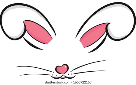 Free Free Bunny Whiskers Svg Free 196 SVG PNG EPS DXF File