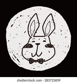 easter bunny doodle