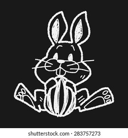 easter bunny doodle