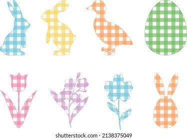 Osterblüten Bunny Ente Büffelblüte, Vektorgrafik