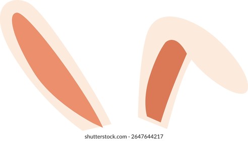 Easter Bunny Ears Clipart Design