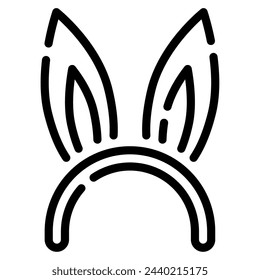 Easter Bunny Ears Icon For web, app, infographic, etc