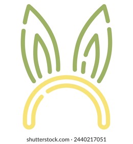 Easter Bunny Ears Icon For web, app, infographic, etc