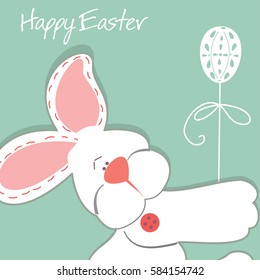 Easter Bunny Ears Vector. Have Yourself a Very Happy Easter