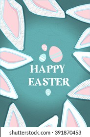 Easter bunny ears.Easter colored eggs. holiday eggs. funny eggs. art eggs.
happy Easter. Easter bunny.rabbit ears.Easter bunny blue white