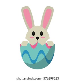 easter bunny in egg surprise