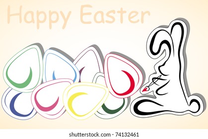  Easter Bunny and Easter Eggs
