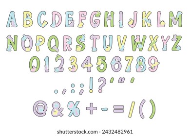 Easter Bunny Font: A Whimsical Alphabet