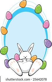 Easter bunny frame - text area More in portfolio