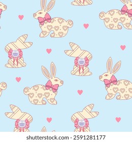 Easter Bunny for Happy Easter Wrapping Paper