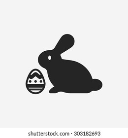 Easter bunny icon