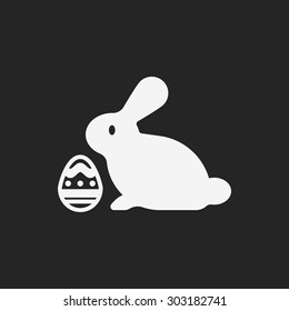 Easter bunny icon