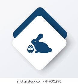 Easter bunny icon