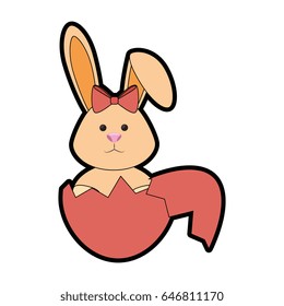 easter bunny icon
