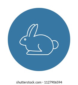 Easter Bunny icon. Element of easter icons for mobile concept and web apps. Badge style Easter Bunny icon can be used for web and mobile apps on white background
