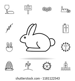Easter Bunny icon. Easter icons universal set for web and mobile on white background