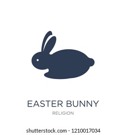 Easter bunny icon. Trendy flat vector Easter bunny icon on white background from Religion collection, vector illustration can be use for web and mobile, eps10