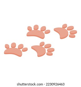Easter bunny print icon isometric vector. Cute rabbit. Happy animal
