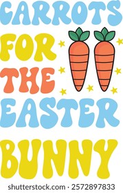 Easter bunny quotes design, happy easter day