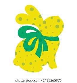 Easter bunny. Easter rabbit. Easter holidays symbol.