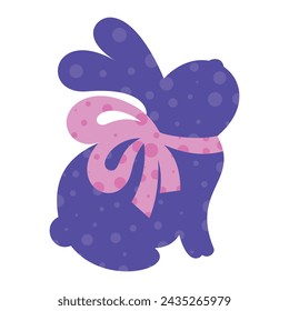 Easter bunny. Easter rabbit. Easter holidays symbol.