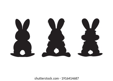 Easter Bunny, Rabbit Vector illustrator.