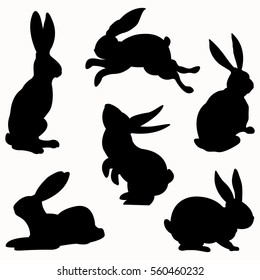 Easter Bunny Silhouette