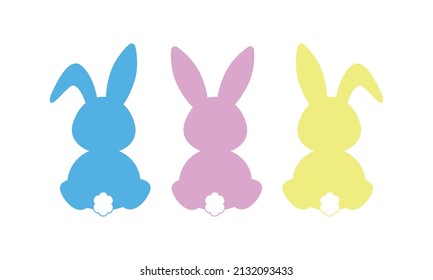 Easter bunny svg Bunny Vector Easter Clip art Rabbit svg bunny rabbit Vecoto