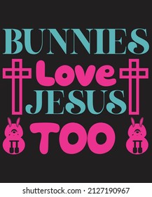 Easter Bunny T-shirt Design Vector