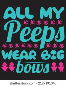 Easter Bunny T-shirt Design vector