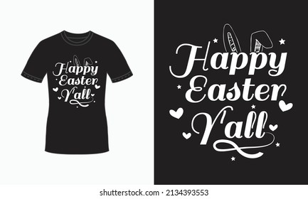 Easter Bunny typography t shirt svg for circuit