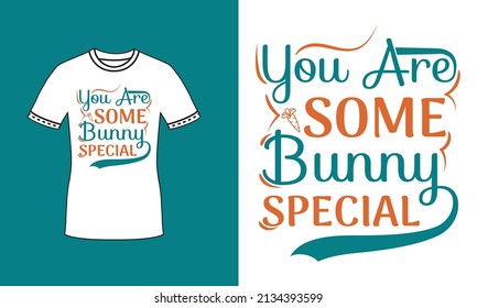 Easter Bunny typography t shirt svg for circuit