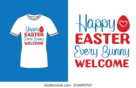 Easter Bunny typography t shirt svg for circuit