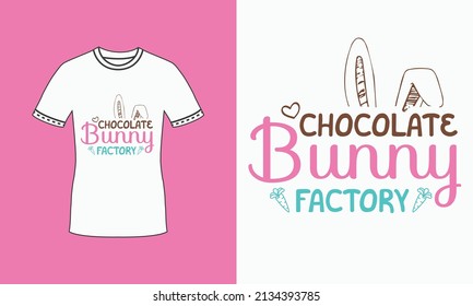 Easter Bunny typography t shirt svg for circuit