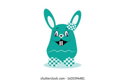 easter bunny vecotor design art