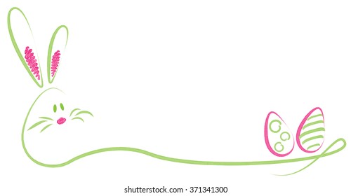 easter bunny vector