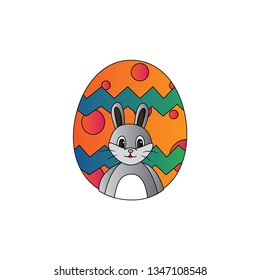 Easter Bunny Vector illustration