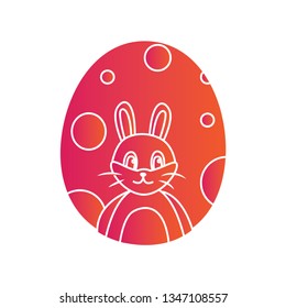 Easter Bunny Vector illustration